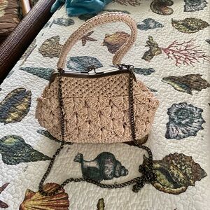 Patricia Nash Scalloped Raffia Laureana Bag